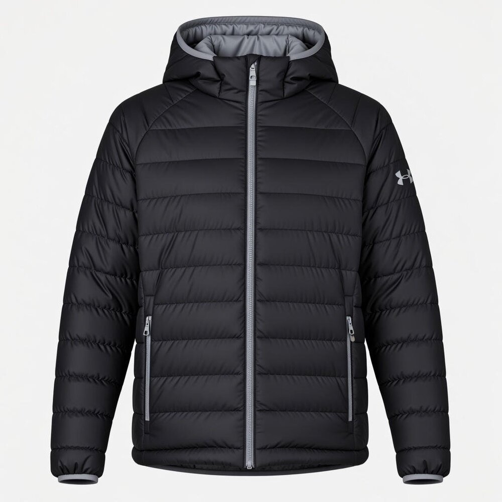 Under Armour Men's UA Storm Stretch Down Winter Jacket Black Grey M Memium